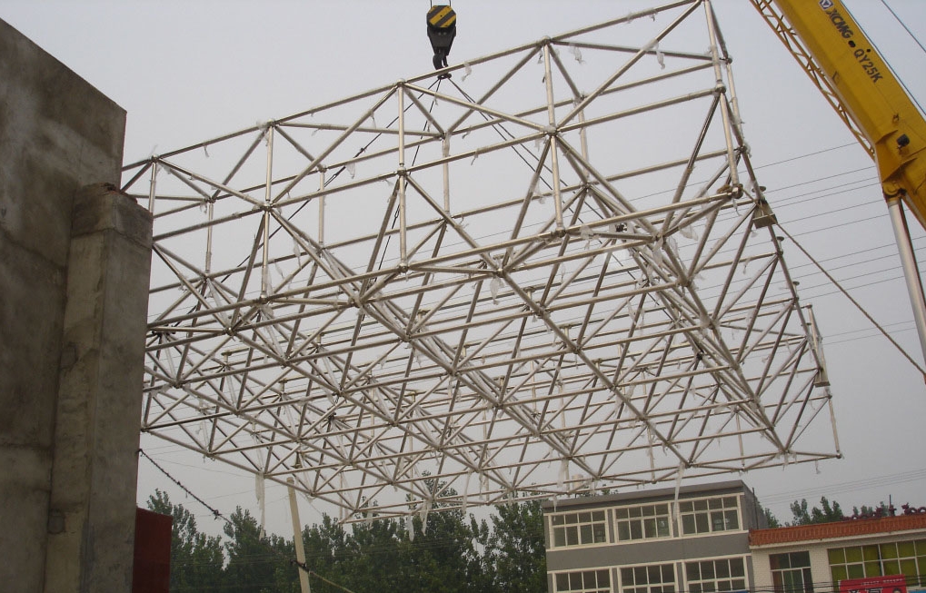 昌平不锈钢门头网架安装